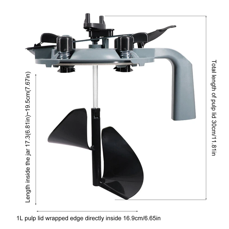 4L Automotive Paint And Coating Mixing Slurry Cover Stirrer Paint Tools Mixing Paint Slurry Cover Agitator Paint Tool