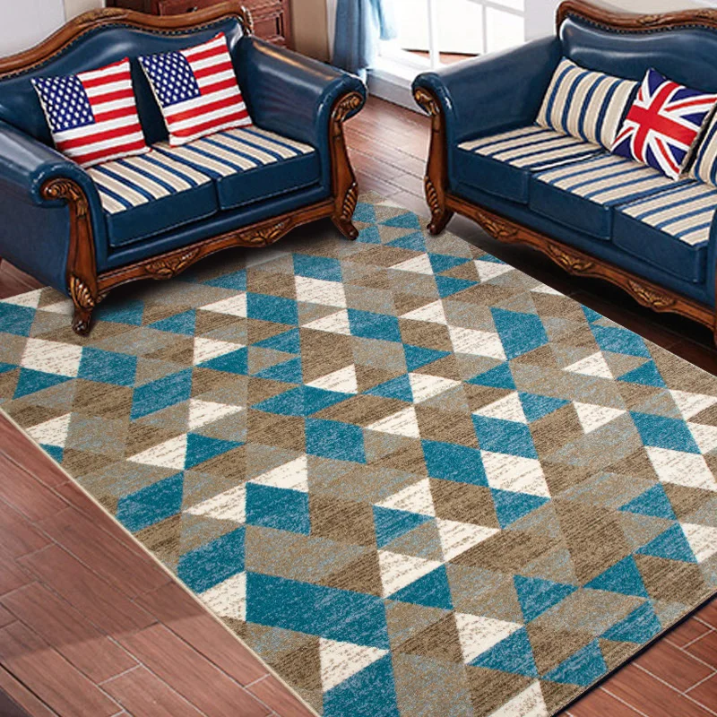 room tapetes para casa sala tapis salon High tea table mat design tessel edge cotton area rug for bedside living