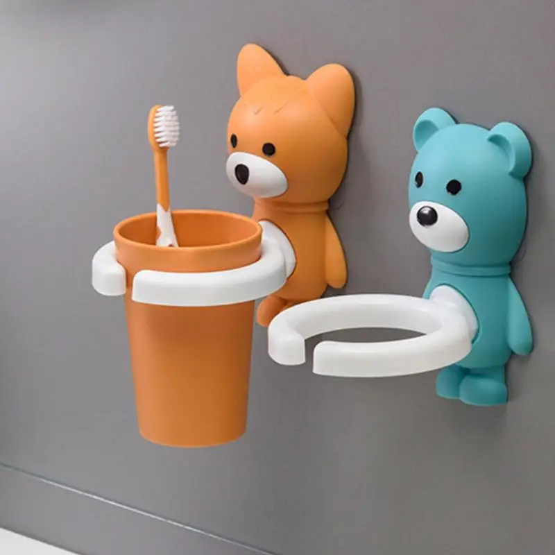 Wall-MountCartoon Mouthwash Cup Cute Water Cup Children Toothbrush Cup Toothbrush Holder Toothbrush Cup Anti-acceptance Wash Set