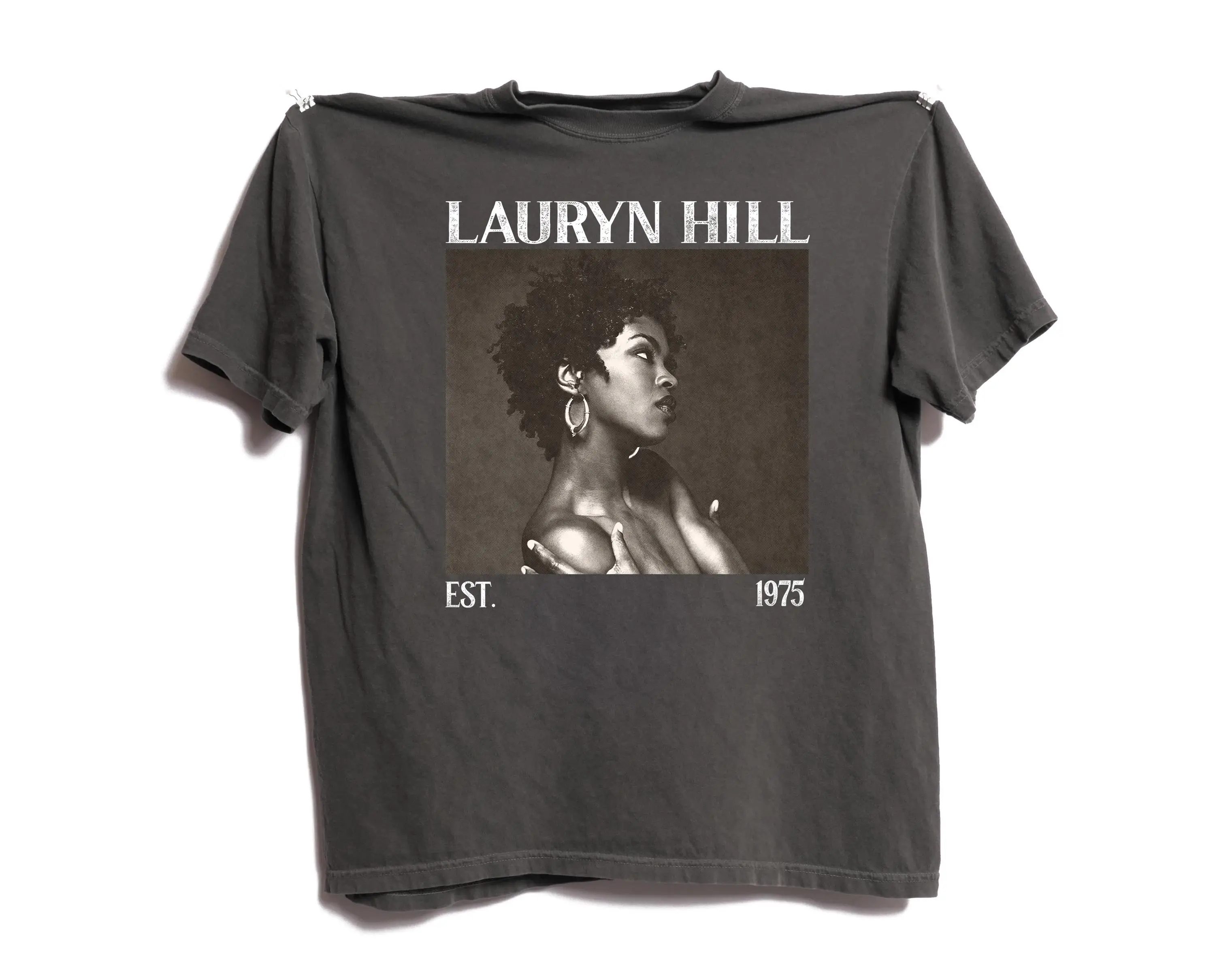 

Plus Size Summer Women's Lauryn Hill Album Music T-Shirt Cotton Breathable Stylish Versatile Street Style Oversized
