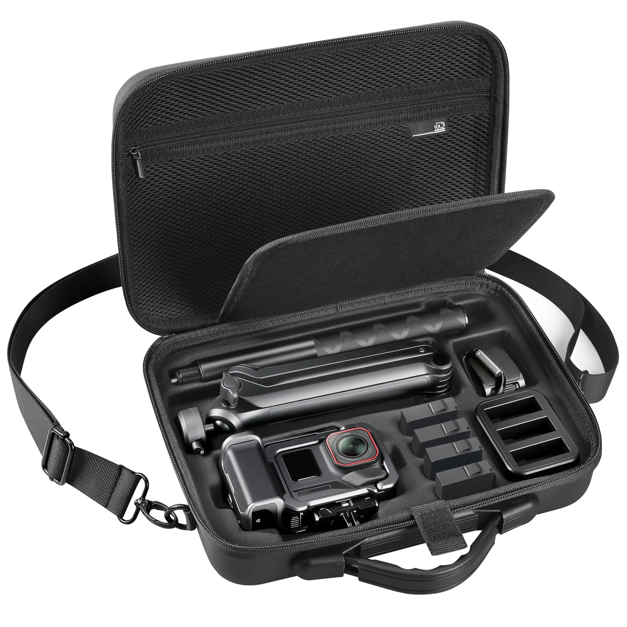 Carrying Case for Insta360 ACE Pro/Ace Pro 2 Xplorer Grip Kit Accessories Storage Travel Bag for Insta 360 114cm Selfie Stick