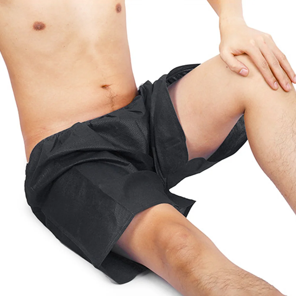 50 Pcs Disposable Panties Jersey Boxers Sweatshorts Men Compact Tight