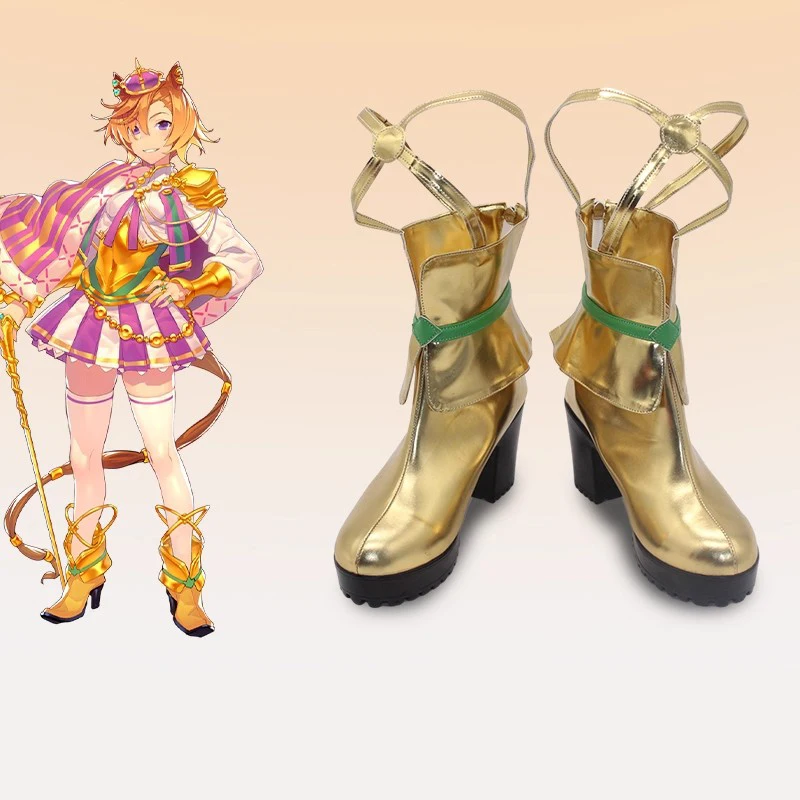 

Uma Musume Cosplay Shoes Women Pretty Derby Northern Taste Cosplay Shoes Party Boot Soft PU Leather Halloween Props