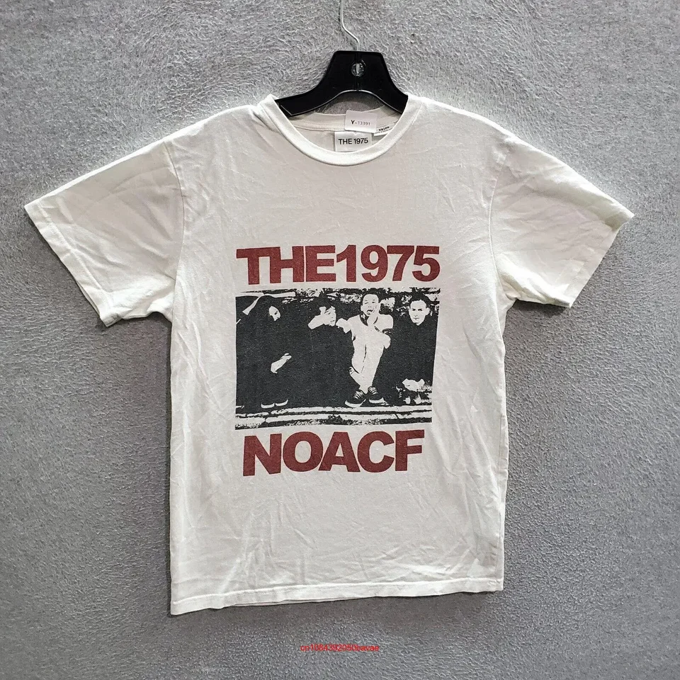 The 1975 Men T Shirt XS White NOACF 4th Studio Album Rock Band