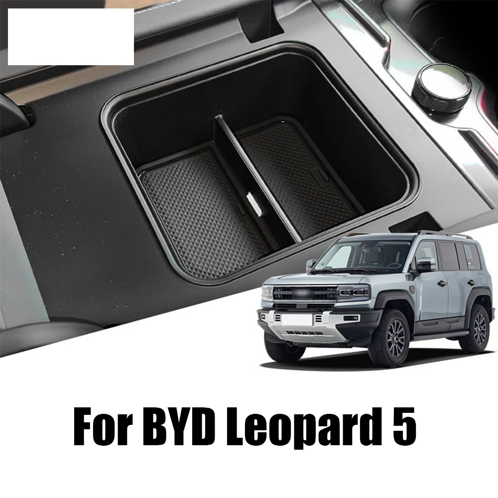 

For BYD Leopard 5 2023-2024 ABS Plastics Car Center Console Armrest Box Storage Box Center Organizer Interior Accessories
