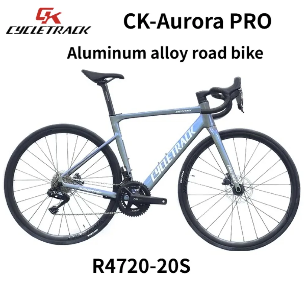 

CYCLETRACK CK Aurora PRO Aluminum Alloy Road Bicycle R4720-20S/105 R7120-24S Hydraulic Disc Brake 700*25C Alloy Wheel