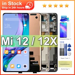 6.28'' LCD for Xiaomi 12 Mi 12 Touch Screen Mi12 2201123G, 2201123C Display Assembly Mi 12X Mi12X 2112123AC 2112123AG