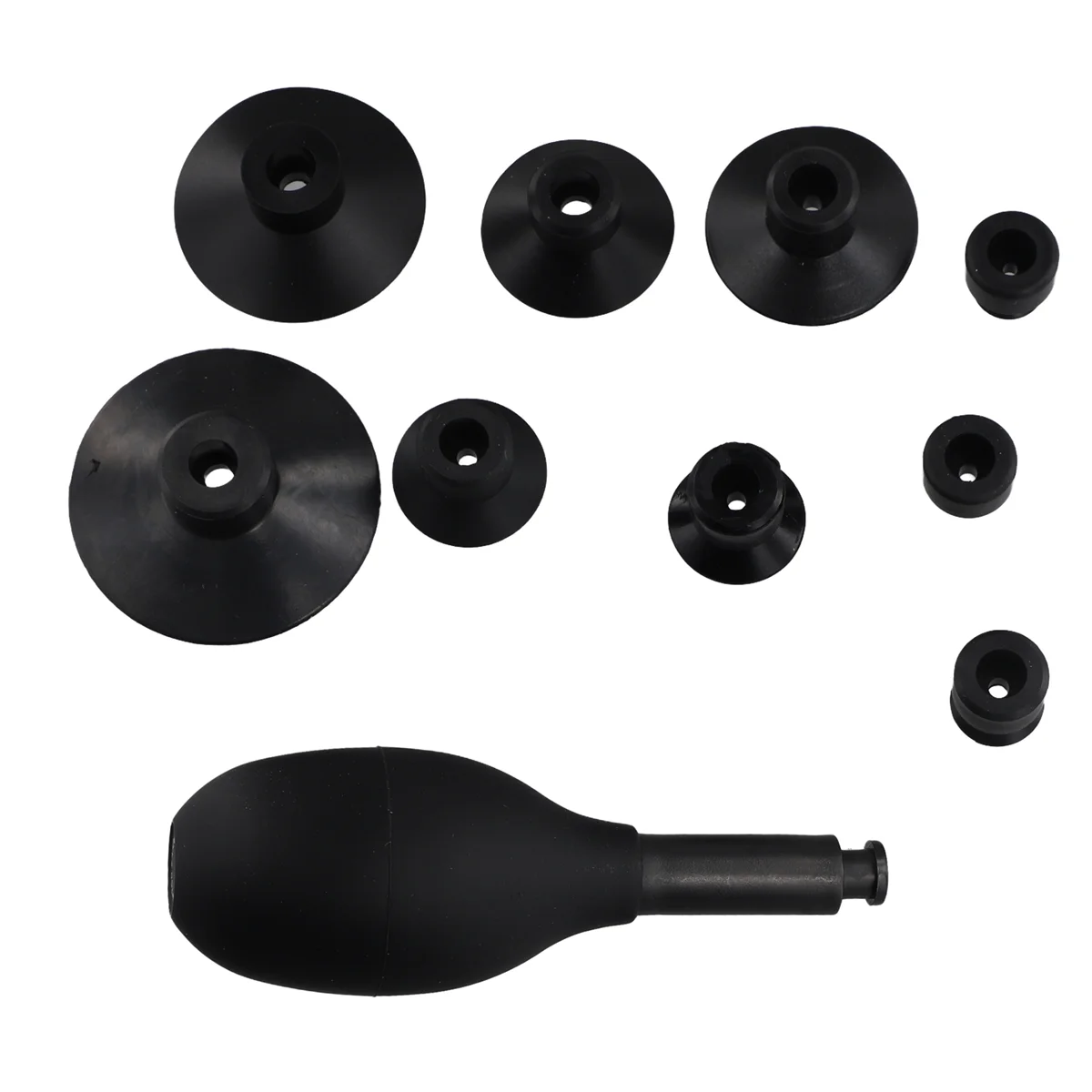 Lens Sucker Kit Eight in One with 9 Interchangeable Suction Cups Strong Suction Manual Vacuum Suction Pen Lens Puller