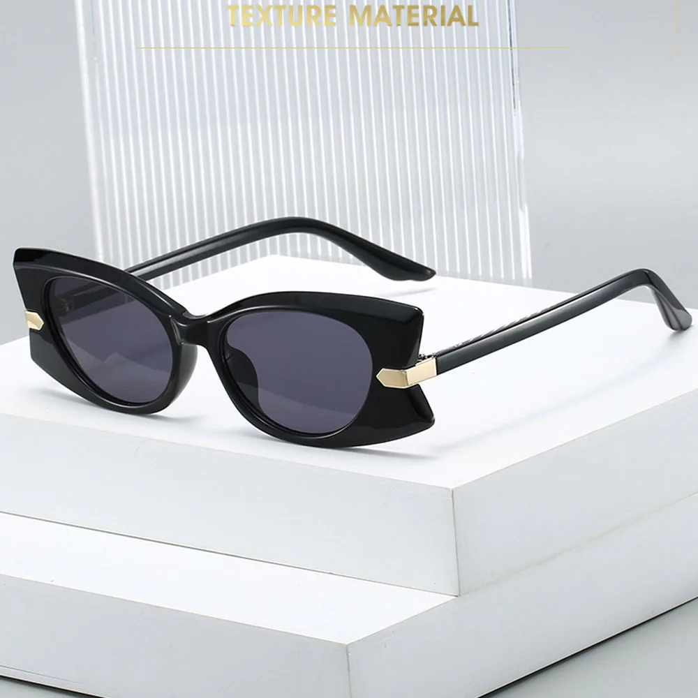 نظارات شمسية كلاسيكية على شكل فراشة متدرجة على شكل عين القطة للنساء موضة جديدة نظارات شمسية سوداء مثيرة للسيدات نظارات كاجوال عصرية #5