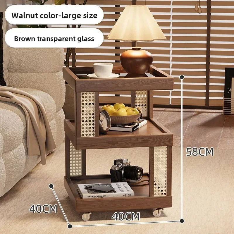 Multi-functional Household removable sofa side coffee table cabinet bedroom small side storage cabinet