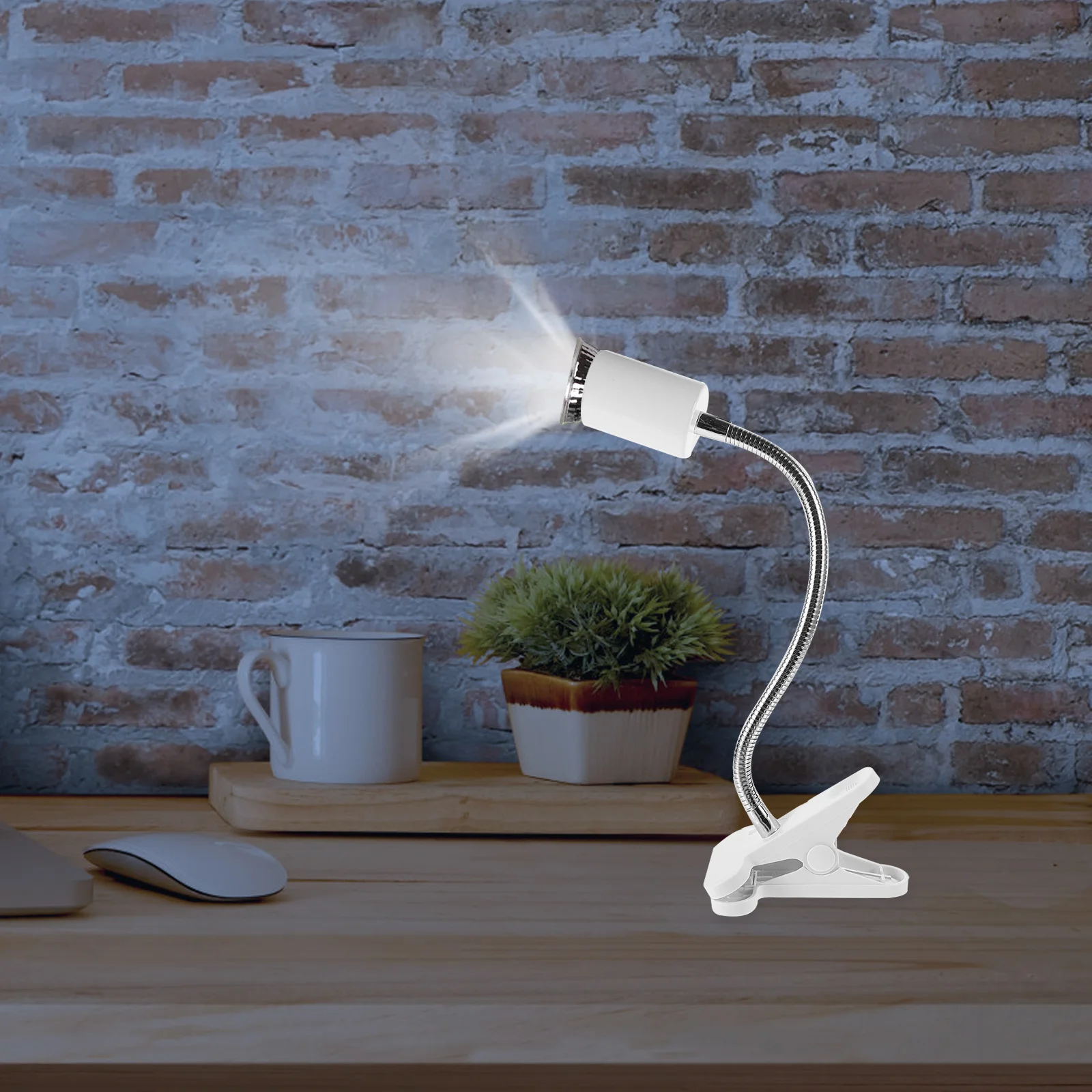 حامل مصباح بمشبك مرن، حامل إضاءة قابل للتعديل لنباتات الزواحف، قابس إضاءة، حامل مصباح، ضوء المشبك #6