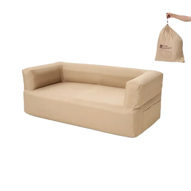 Double inflatable sofa outdoor camping tent inflatable bed portable