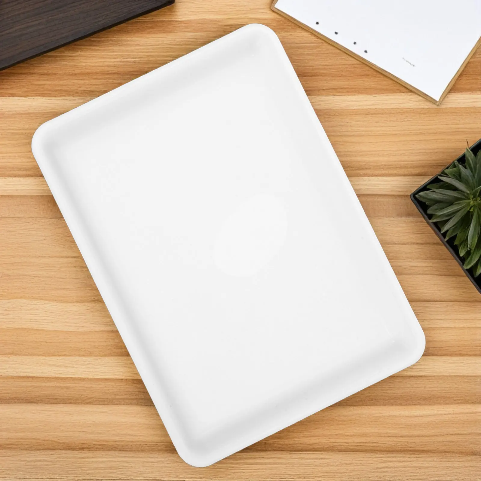 3Pcs Watercolor Palette Tray Plastic Paint Mixing Palette Portable Paint Tray Art Colour Mixing Dish for Painting