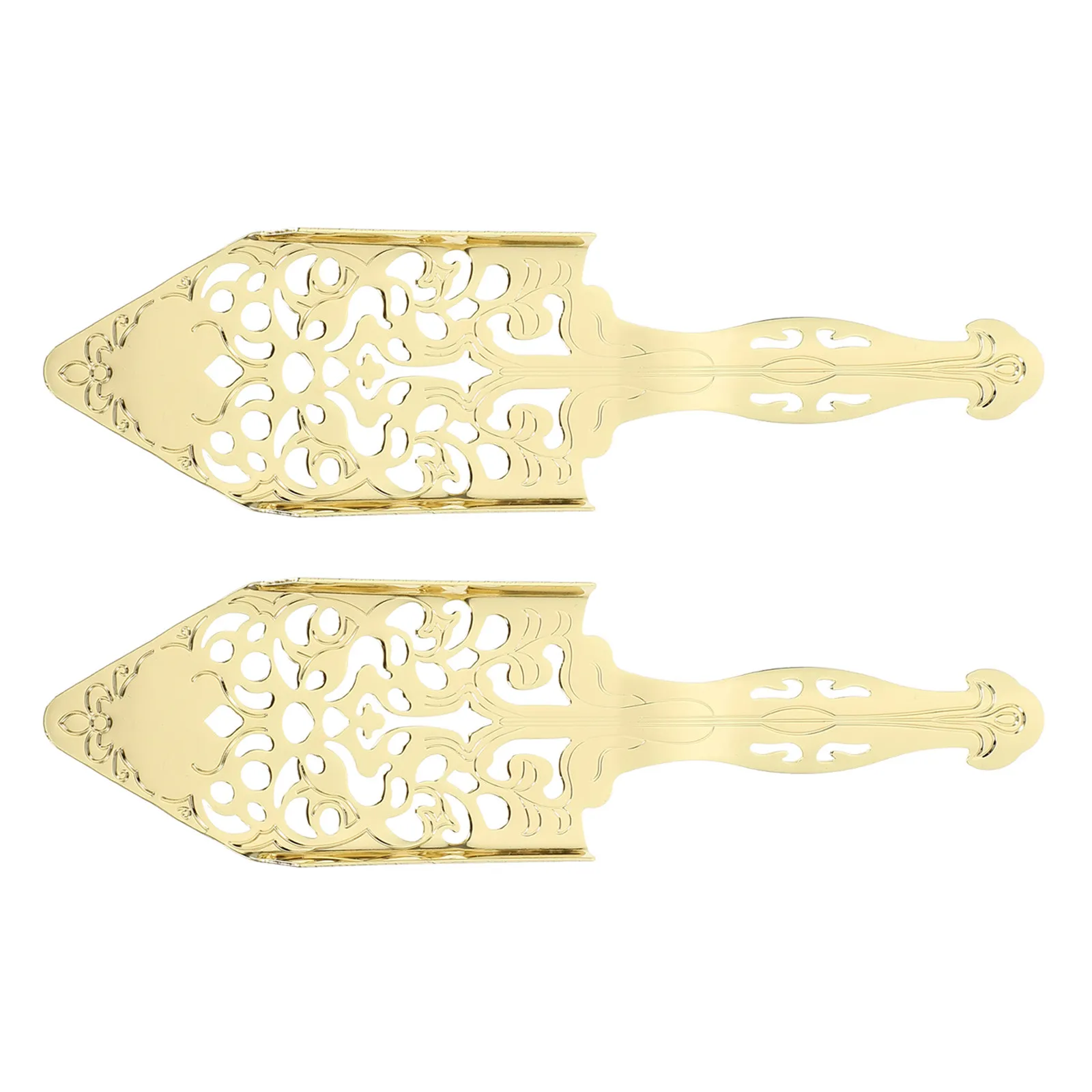 2Pcs Stainless Steel Absinthe Spoon Long Handle Barware Decorative Cutout Sugar Cube Strainer Spoon Cocktail Filter