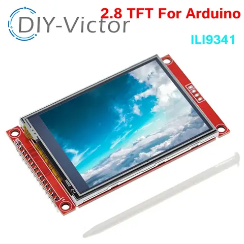 Factory Orginal 2.8" 240*320 ILI9341 Smart Display Screen 2.8inch SPI LCD TFT Module With/Without Touch TFT display