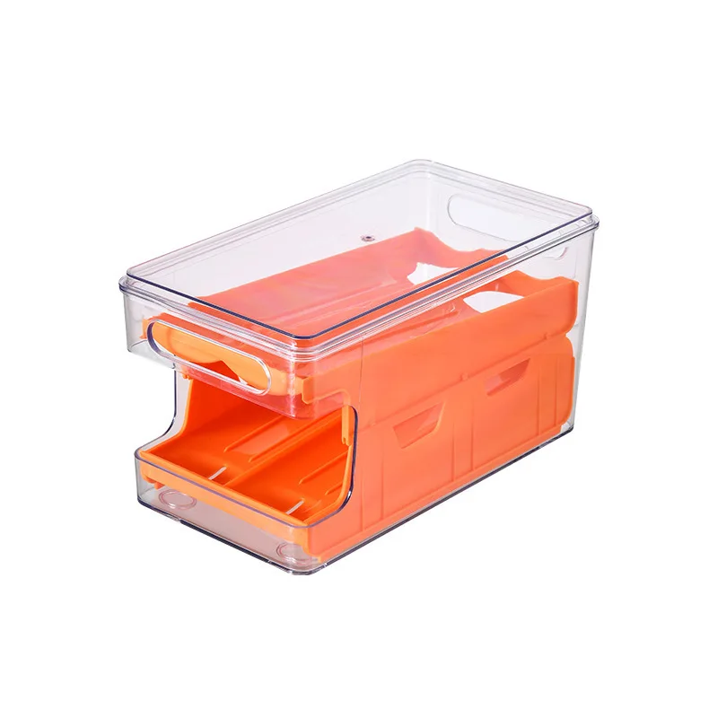 

box, double-layer automatic replacement egg box, kitchen food grade thick rolling egg type, duck egg fresh-keeping box