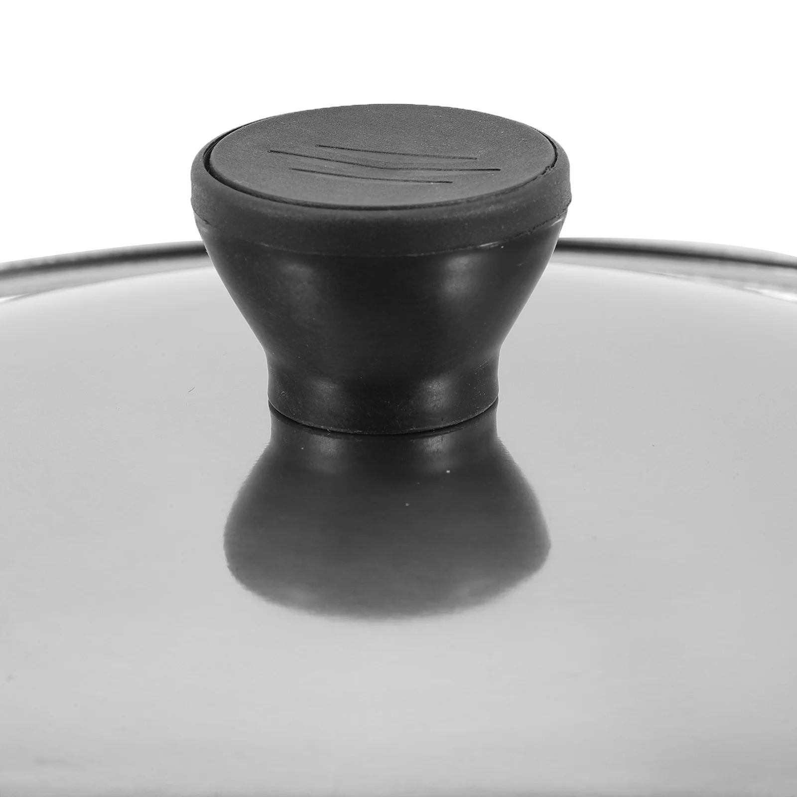 2pcs Stainless Steel Pot Lid Large Universal Pan Cover Replacement Cooking Lid For Home Restaurant Hotel Use