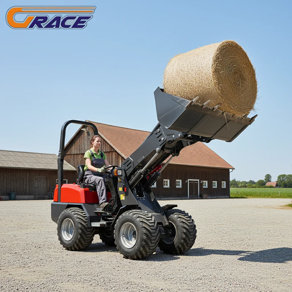 3Ton Diesel Hydraulic Telescopic Arm Loader for Large-Scale Farm & Orchard Planting