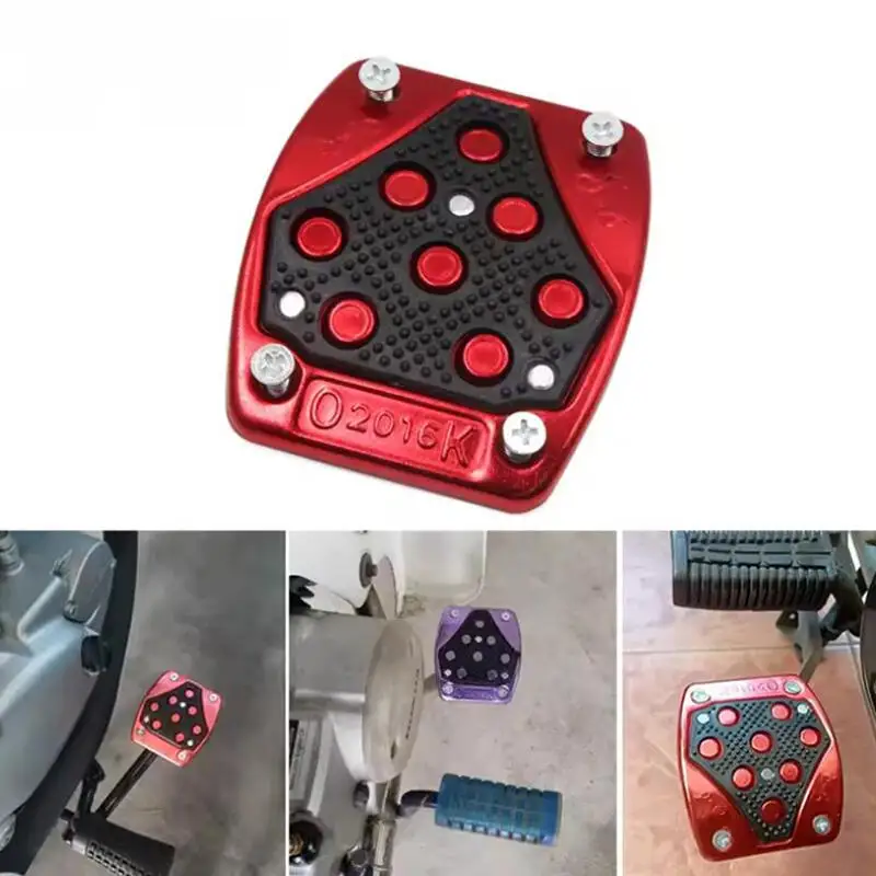 Motorcycle Bike Kickstand Extender Foot Side Stand Extension Pad Support Plate Anti-skid Enlarged Base