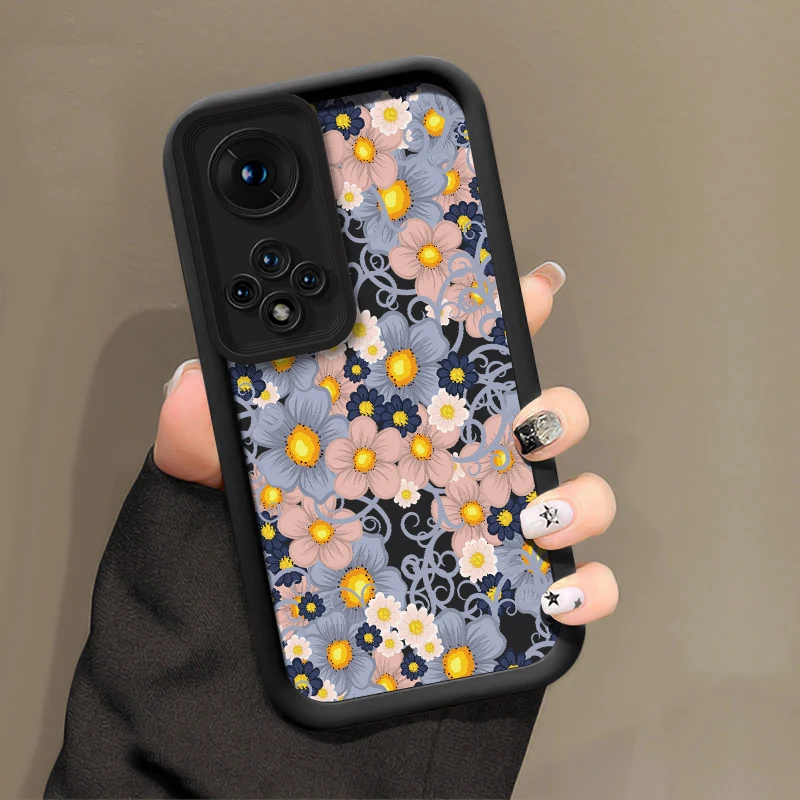 جراب هاتف ل ممن لهم Realme C67 C65 C63 C75 C71 C55 C53 C51S C30 C25S C35 C33 C31 موضة زهرة نمط غطاء ناعم مقاوم للصدمات #4
