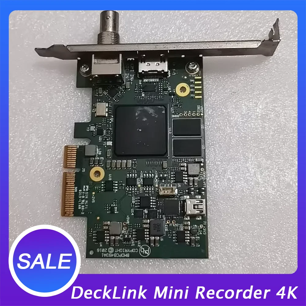 For BMD SDI/HDMI Video capture card BMDPCB493A1 DeckLink Mini Recorder 4K