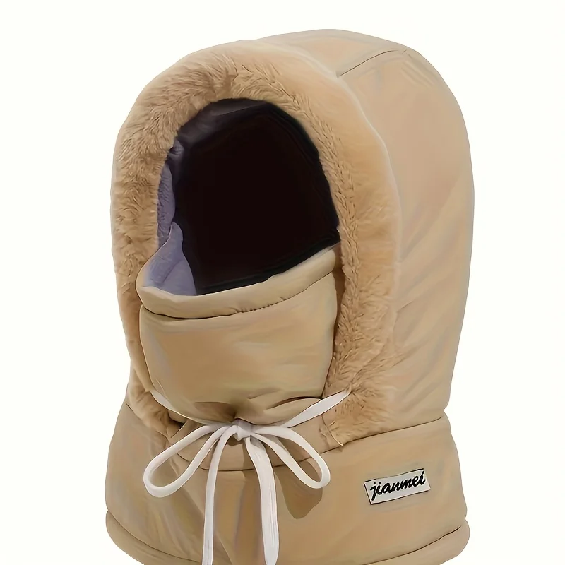 4 Color Variants Offered, Adjustable Windproof Warm Ski Cap for Biking, Unisex Fit