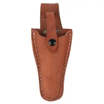 Gartenarbeit Schere Tasche Beschneiden Schere Fall Leder Mantel Tragbare Holster Rindsleder Pruner Werkzeug Tasche Für Zangen Beschneiden Schere