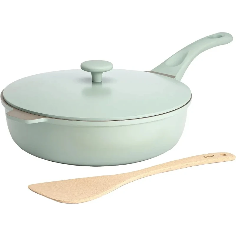 

All-in-One Pan,Multilayer Nonstick,High-Performance Cast Construction, Multipurpose Design Replaces Multiple Pots & Pans