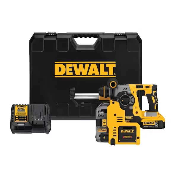 20V MAX XR Rotary Hammer Kit + Dust Extractor, Cordless, 1