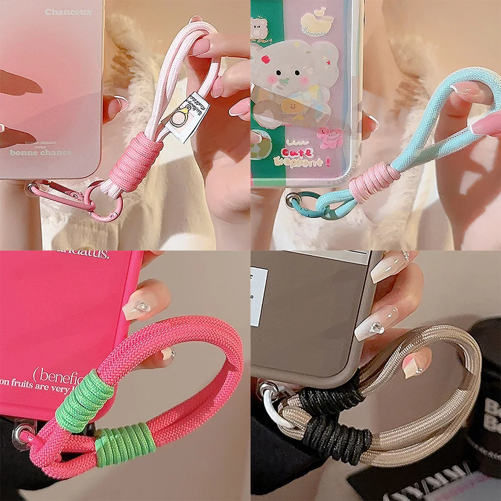 Cute Fashion Creative Mobile Phone Lanyard, Wrist Strap, Multi-purpose Convenient Wrist Rope, Pure Manual Lanyard