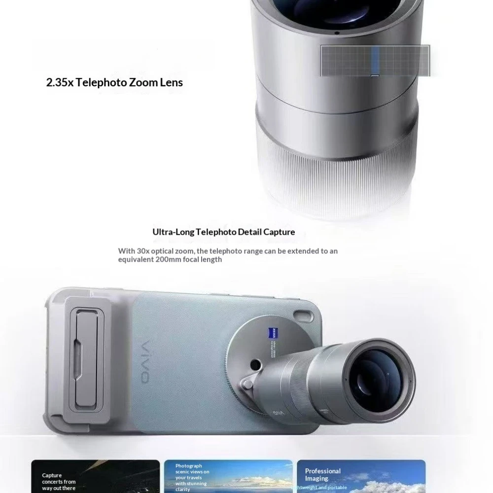 PGYTECH Vivo X300 Pro Professional Image Set Original Mobile Phone Case Telephoto Lens Genuine.