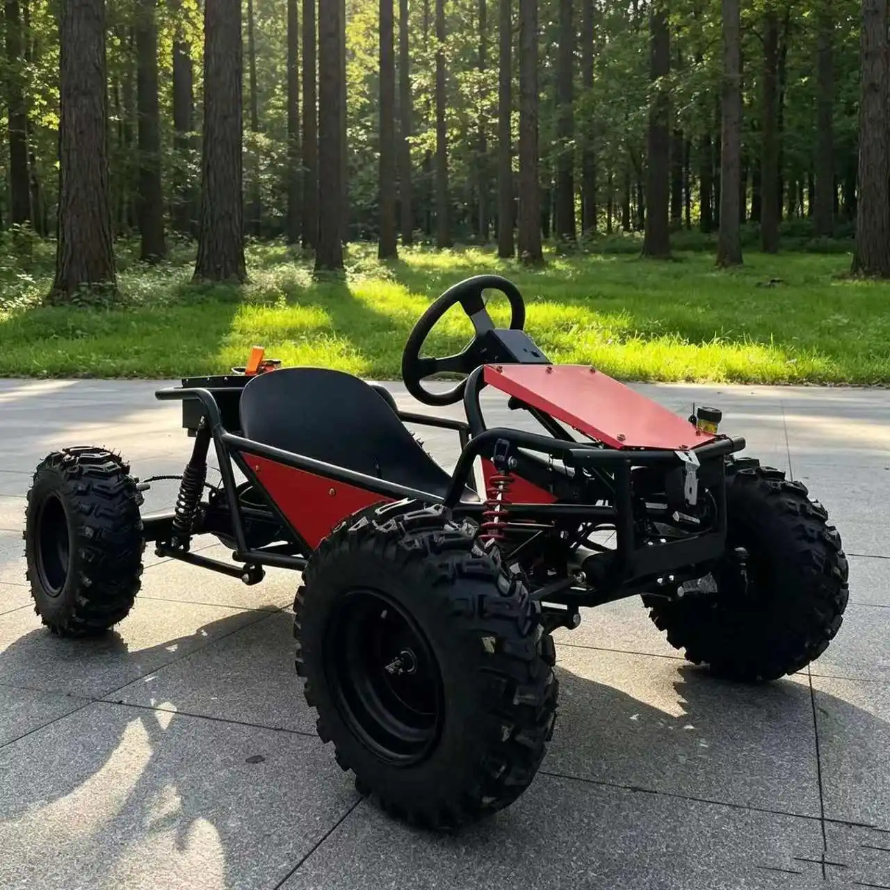 

48V 1800W Adult Off-Road Electric Beach Kart With Long-Lasting Lithium Battery 45km/h Adult All-Terrain Racing Off-Road Kart