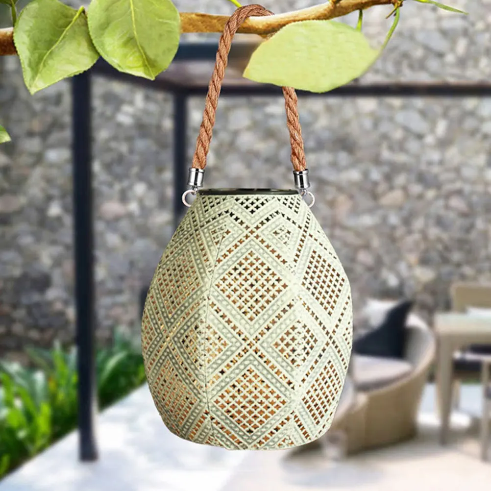 

Creative Solar LED Hanging Lamp for Garden Courtyard Decoration Outdoor Landscape Lighting Warm Atmosphere Decorative Light