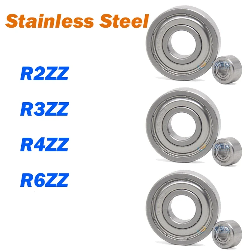 Deep Groove Ball Bearing R2ZZ R3ZZ R4ZZ R6ZZ Stainless Steel Miniature Shielded Bearing Lever Bearings