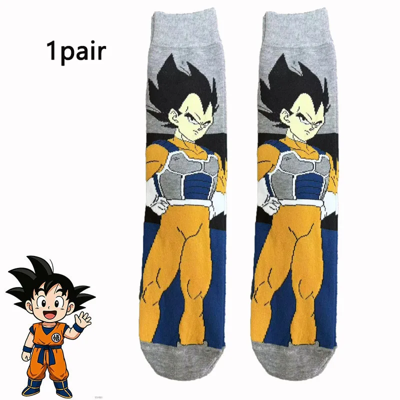 1/5 أزواج من الجوارب الكلاسيكية لشخصية Dragon Ball مع Goku وVegeteta وU Ultra Instinct Goku وغيرها من المطبوعات الشخصية المتحركة. Soc العصرية