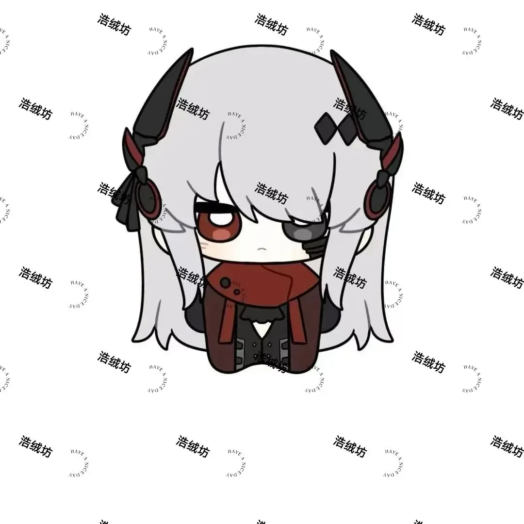 Game GRAY RAVEN：PUNISHING Anime Cosplay Cotton Stuffed Body Dress Up Clothes Cotton Gift Xmas 10cm