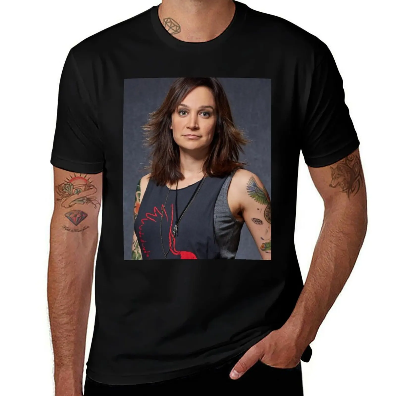 

Nicole Da Silva as Franky Doyle T-Shirt summer 2025 shirts graphic tees animal prinfor boys anime clothes t shirt men