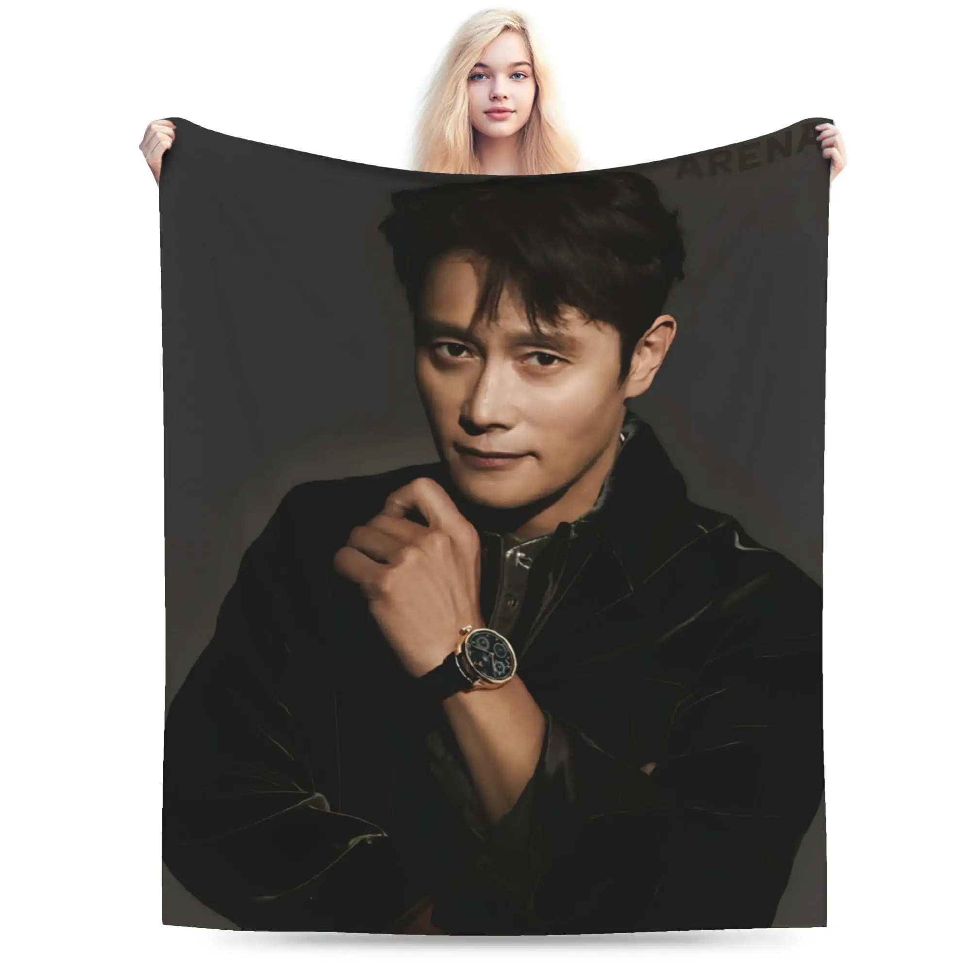 Lee Byung hun actor Blankets Soft Fleece Relax Gifts  Throw Blankets Bedspreads