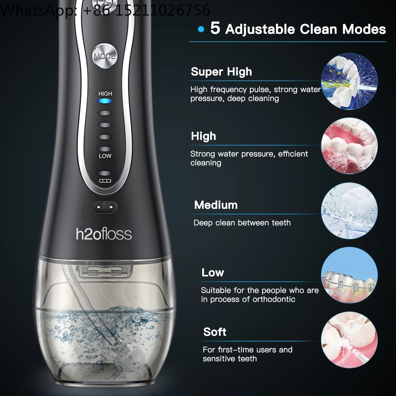 Water Flosser teeth Water Flosser Jet Cleaning Machine Water Flosser Portable Oral Hygiene Teeth Irrigation