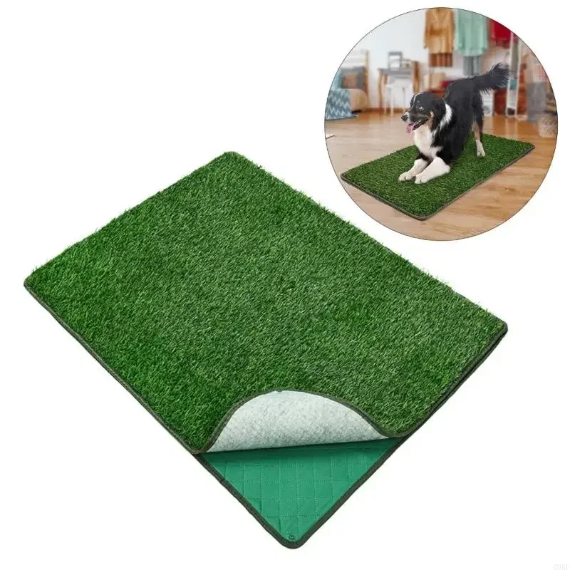 

Absorbent Portable Pet Bathroom Turfs Mats Weather Resistant Dog Potty Replacements for Pet Dog