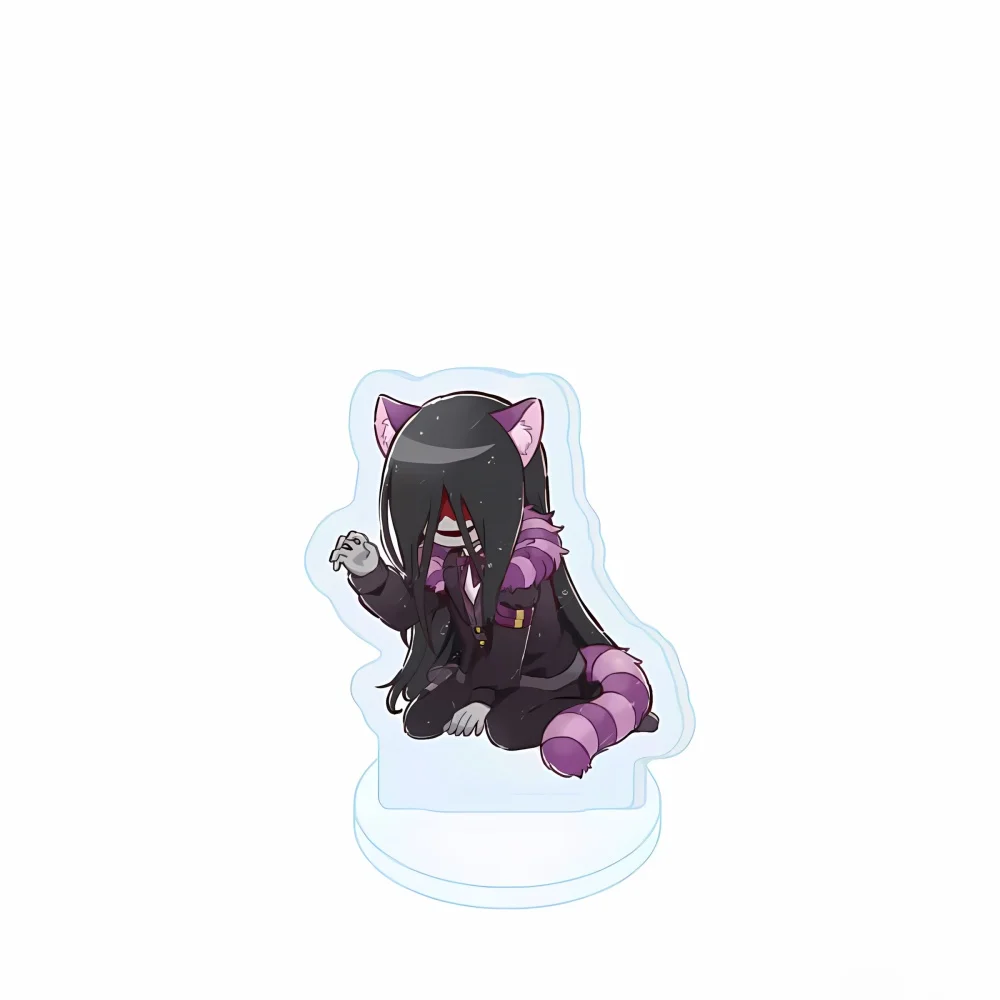 Homicipher Scarletella Acrylic Standee Keychain, Alice in Wonderland Theme Q Version Character Desk Decor, Cartoon Figure