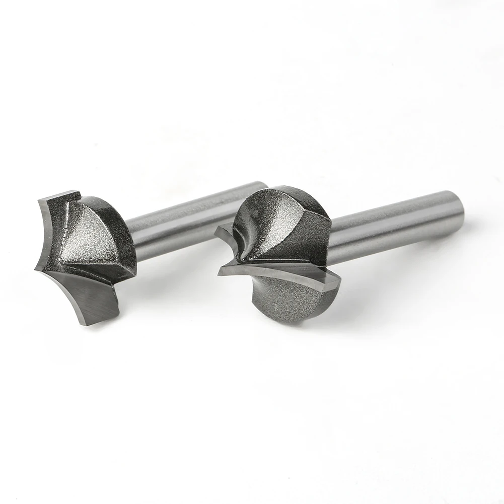 1pc 6mm 12mm Shank Woodworking Tip Carving Router Bit Trimming Machine Line Router Bit Rounding Router Bit Milling Cutter