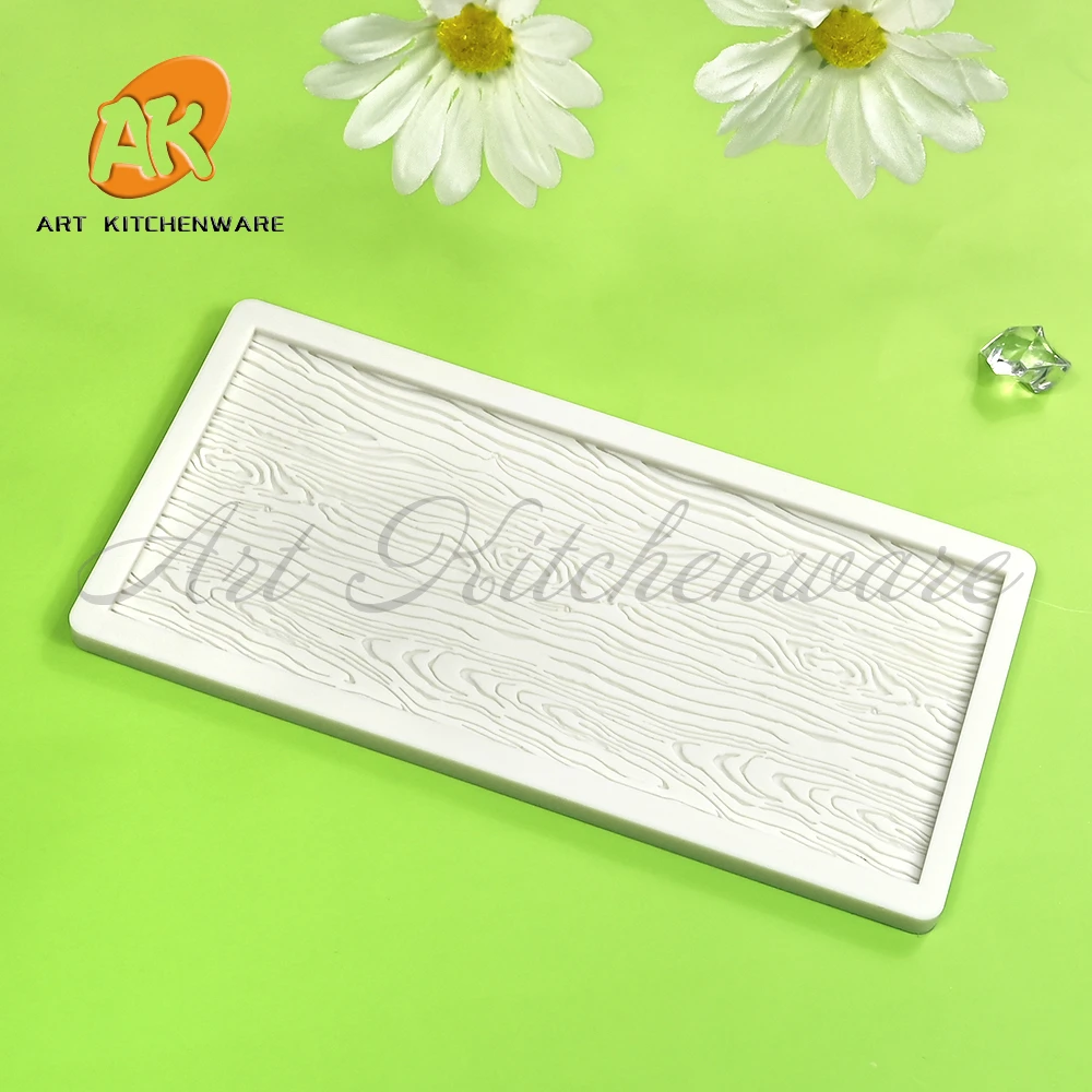 Bark Pattern Silicone Mold Grass Leaves Cake Baking Decoration Chocolate Mold Pudding Silicone Mold