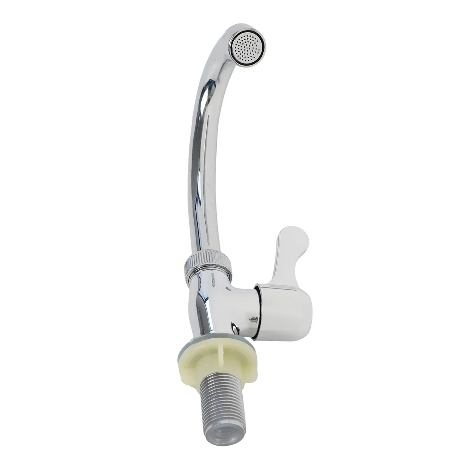 Erosion Resistant Faucet Plastic Steel Faucet 23cm Kitchen Sink Faucet Electroplated Finish Erosion Resistance