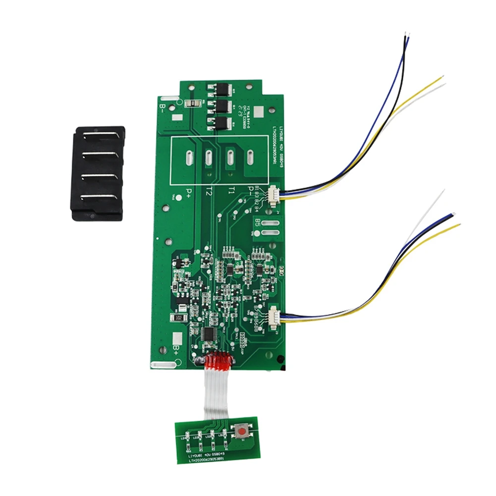 ชุดเปลือกแบตเตอรี่ลิเธียมสำหรับ RYOBI ชิ้นส่วนอะไหล่แผงป้องกัน PCB ชิ้นส่วนซ่อมแบตเตอรี่ลิเธียม40V