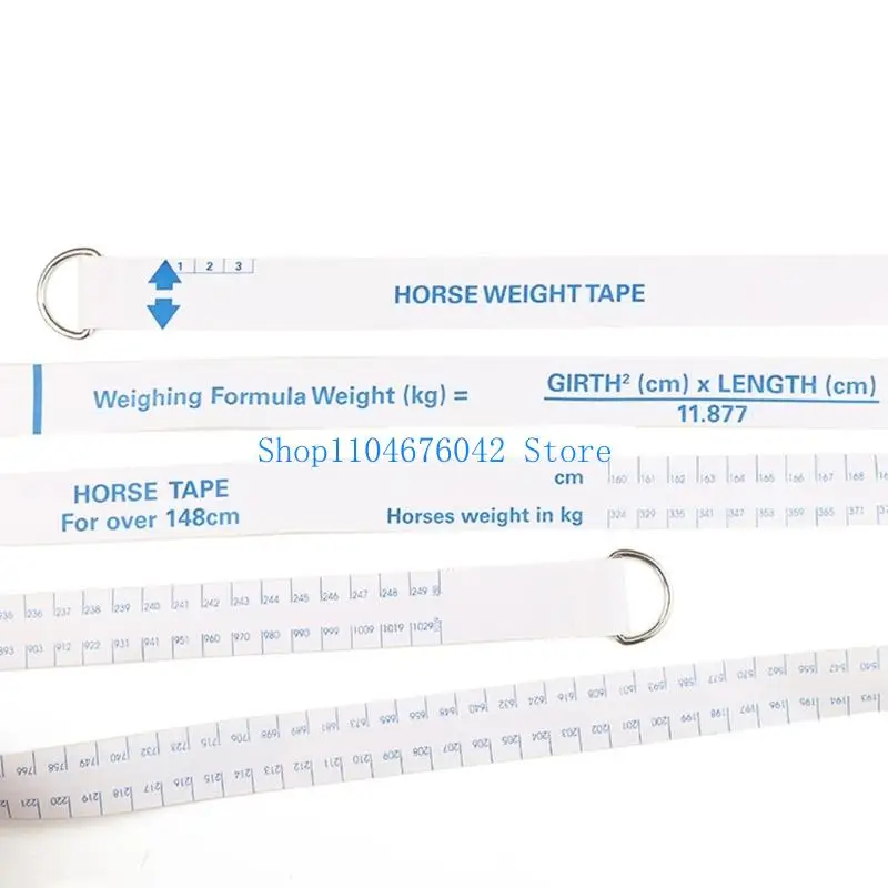 652F Professional Animal Measurement Tool 2.5m PVC Fiber glass Tape For Livestock