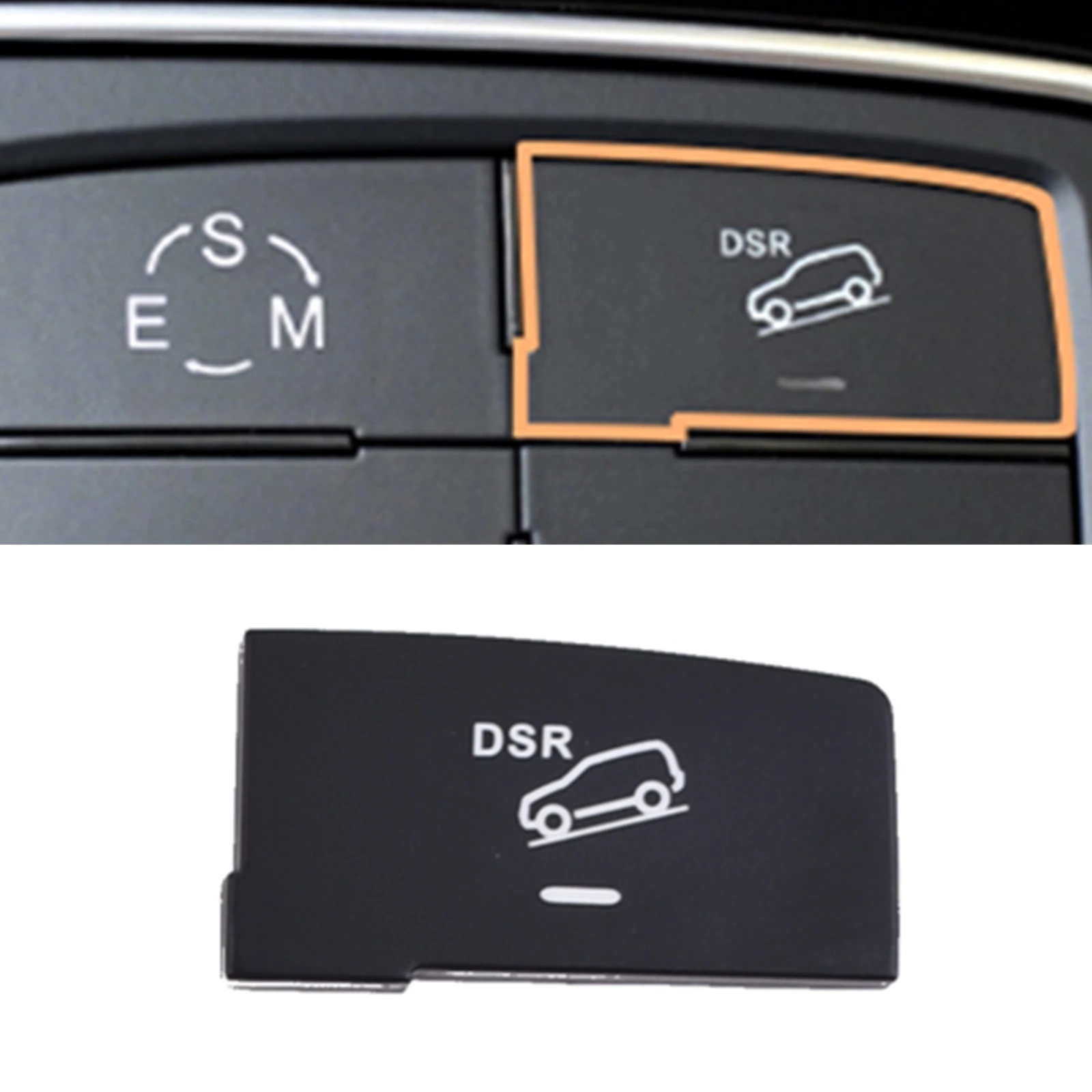 For Mercedes-Benz ML GLE W166 GLE350 GLS500 GL W164 GLS X166 Center Console Adjuster Control Panel Button DSR Cover Cap