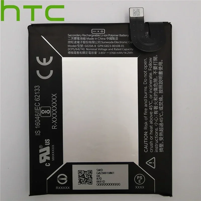 100% Original New High Quality 3700mAh G020A-B Phone Replacement Battery For HTC Google Pixel 3A XL Batteries Bateria+Free Tools