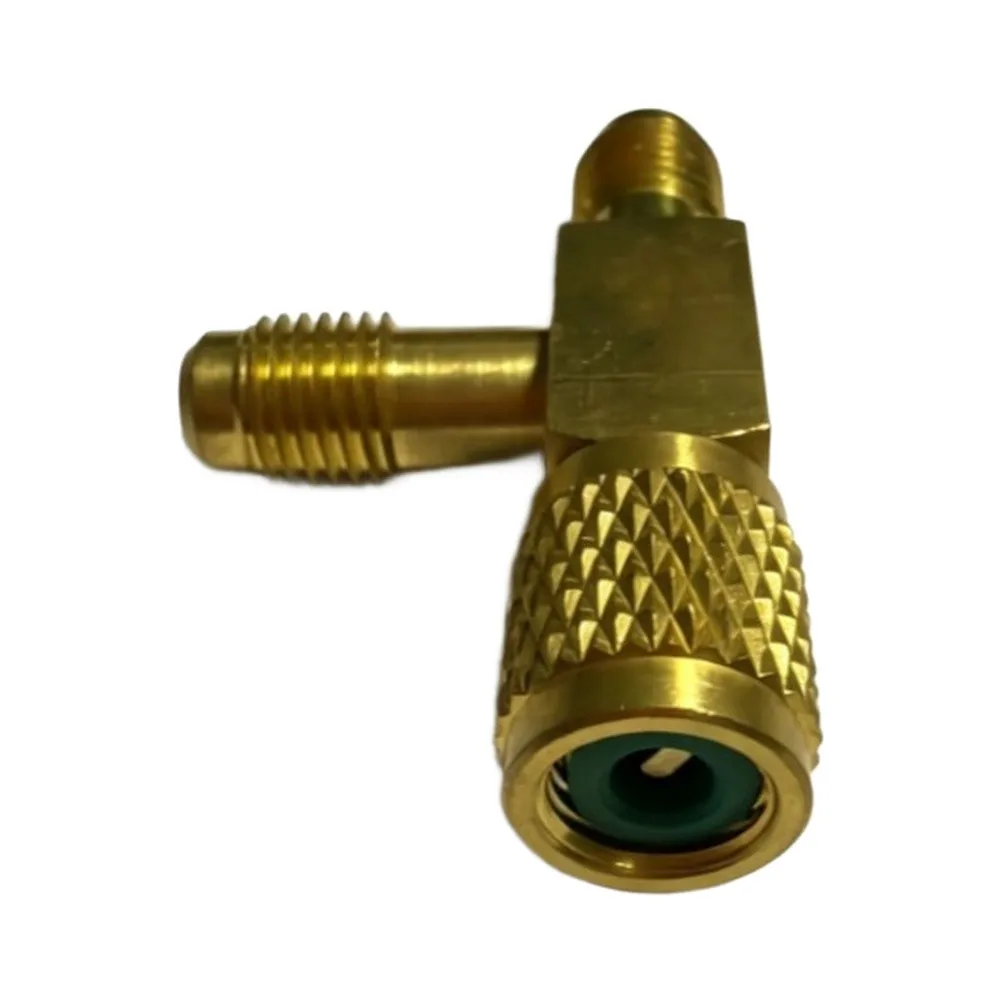 For R-134A Systems AC Repair Fitting Refrigerant Tee Adapter For Refrigerant Handling 1 4 For SAE Quick Connection