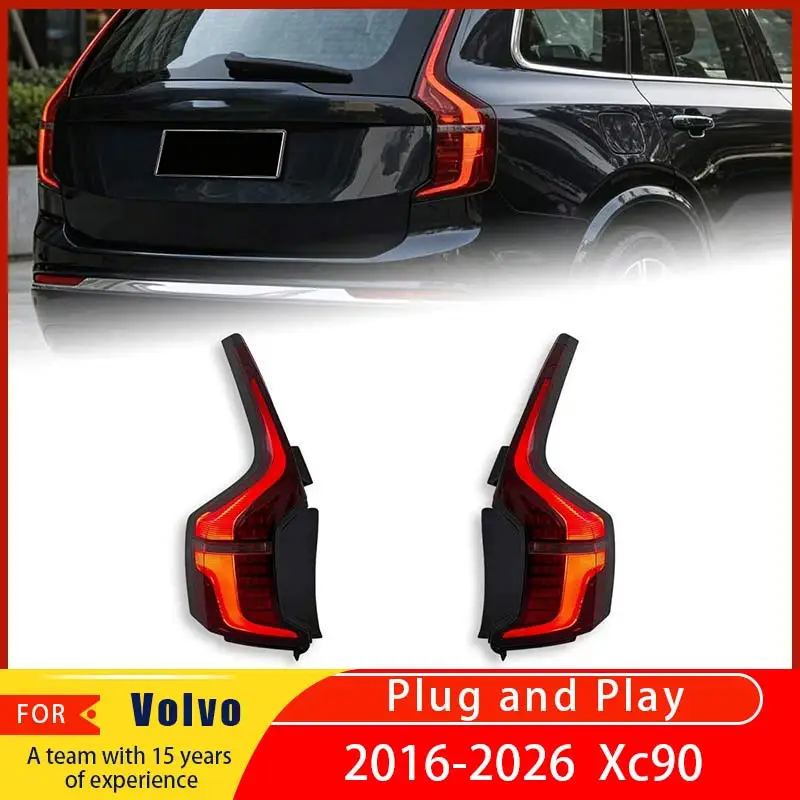 Upgraded Tail Lights Rear Lamp For Volvo Xc90 Mk2 Mk3 2016-2026 Retrofit Auto Parts Car Accessories Turn Signal Led Taillights